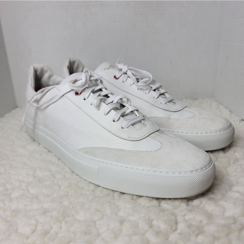 Good Man Brand Legend Court Mens Sneaker Size 16  Low Top Triple White Shoes